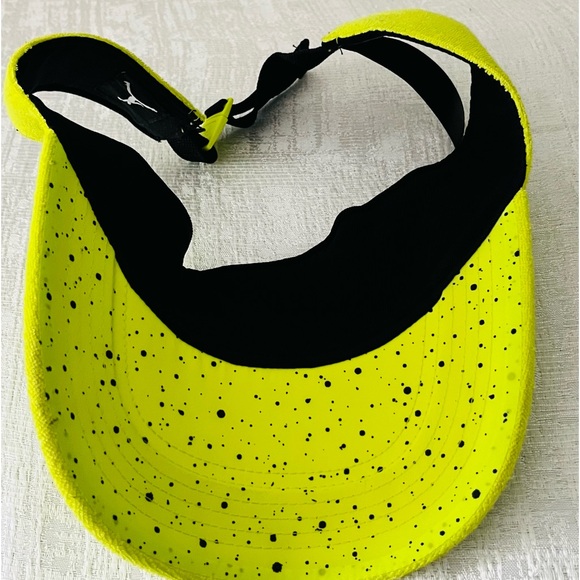 Air Jordan Nike Poolside Visor Jumpman Adjustable Yellow Cement Golf Hat BV3523 - Picture 2 of 2
